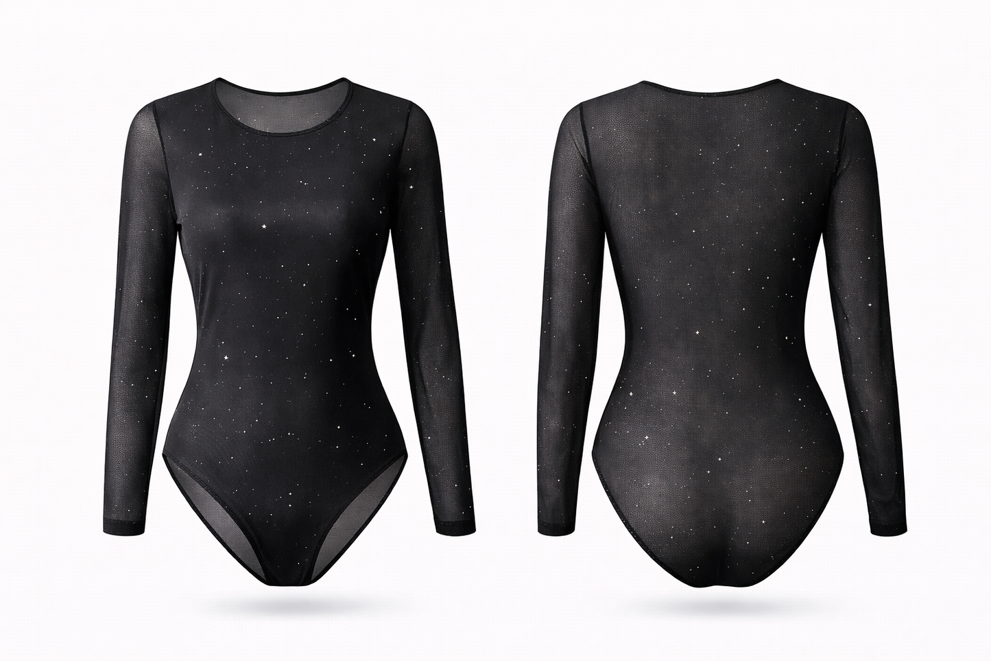 Radiant03 - Tan-Through Baddräkt Dam - Långärmad