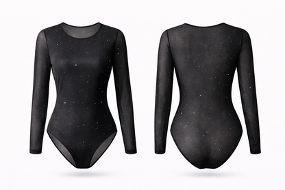 Radiant03 - Tan-Through Baddräkt Dam - Långärmad