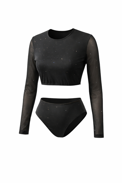 Radiant02 - Tan-Through bikini set Dam