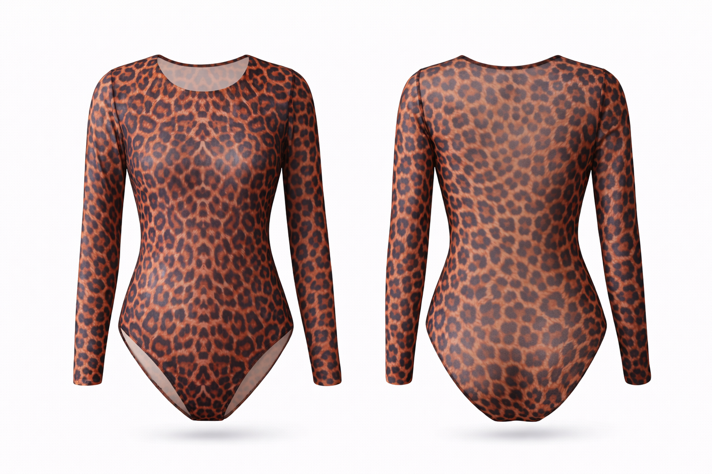 Radiant03 - Tan-Through Baddräkt Dam - Långärmad