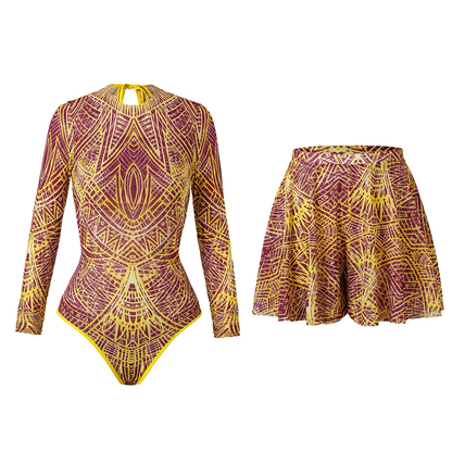 Radiant05 – Tan-Through baddräkt med shorts SPF50