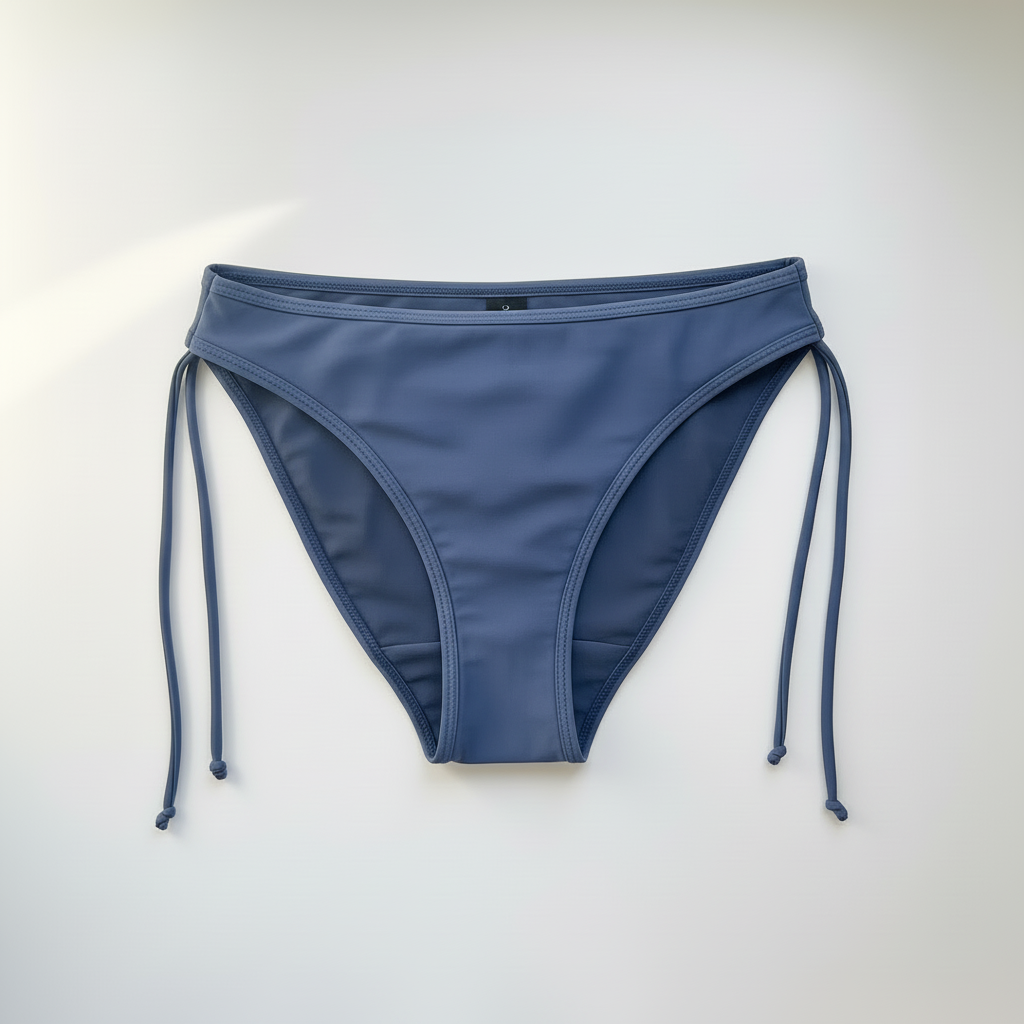 Ljusare blå bikiniunderdel - front produktbild